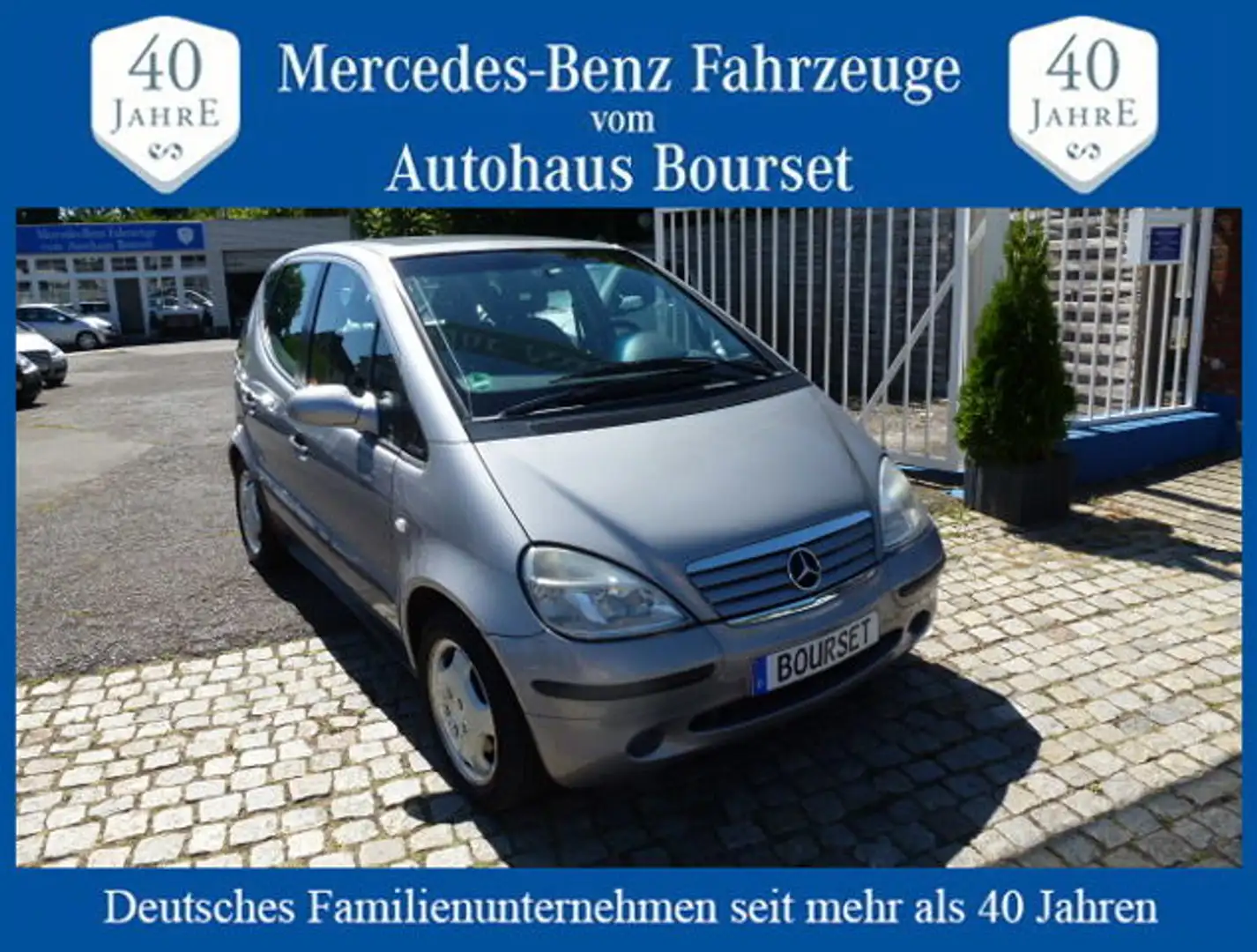 Mercedes-Benz A 160 ELEGANCE Klima-erst 89.000KM-TüV/AU neu! Sitzheiz Silber - 1