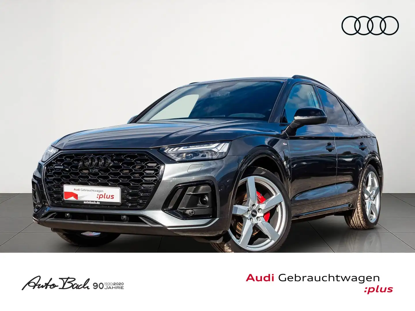 Audi Q5 55 TFSIe qu. S line AHK Matrix B&O Gris - 1