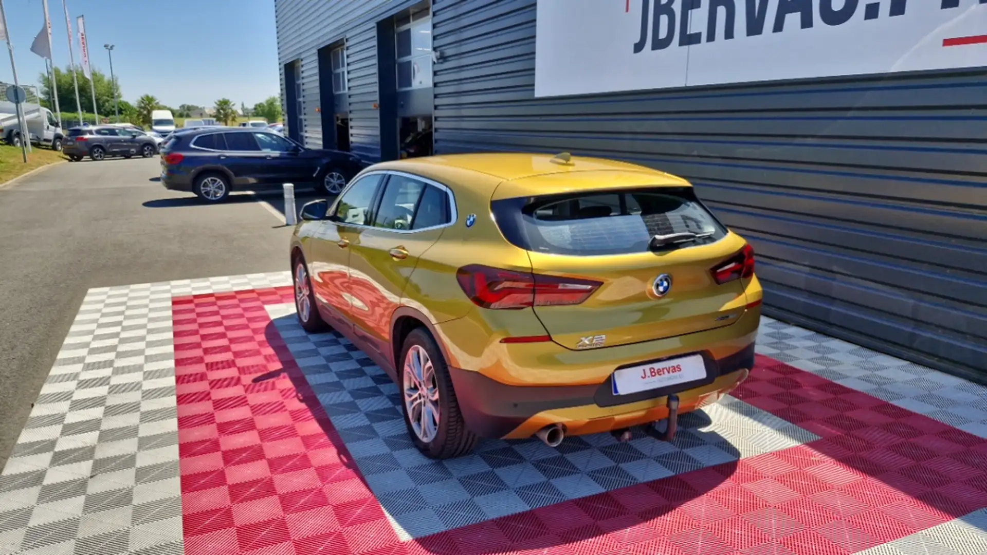 BMW X2 F39 SDRIVE 18I 136 CH DKG7 BUSINESS DESIGN Jaune - 2