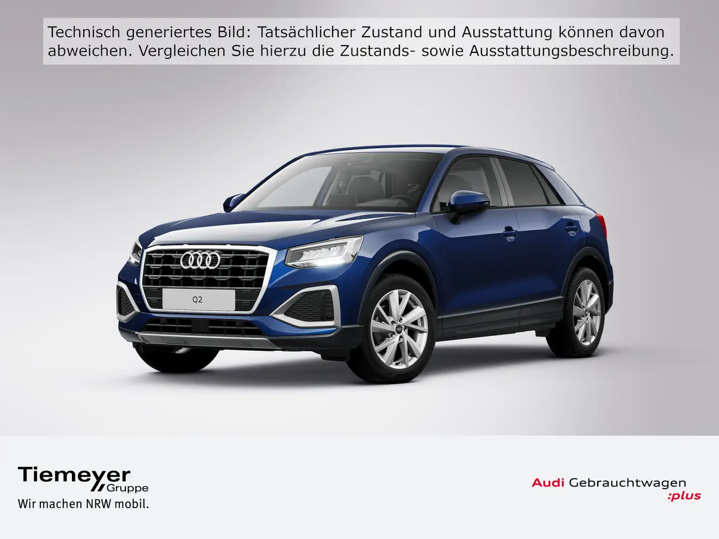 Audi Q2 35 TFSI ADVANCED LM17 SPORTSITZE NAVI+ KAMERA Bleu - 1