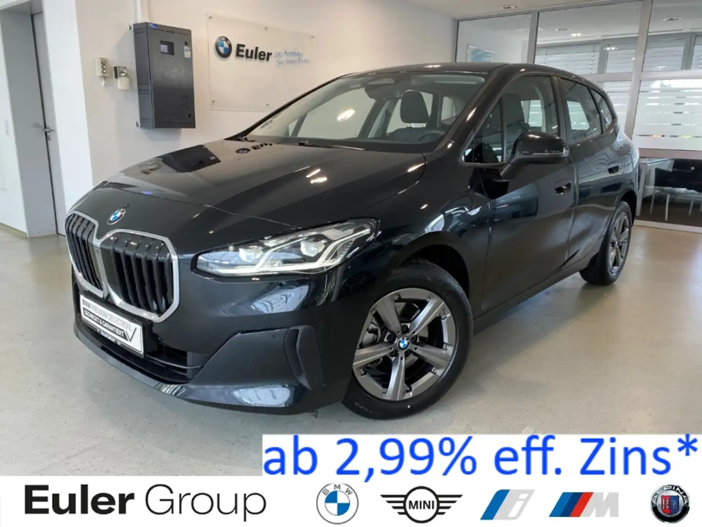 BMW 216 Active Tourer i 17'' adLED ParkAss M-Lenkrad Komfo Schwarz - 1
