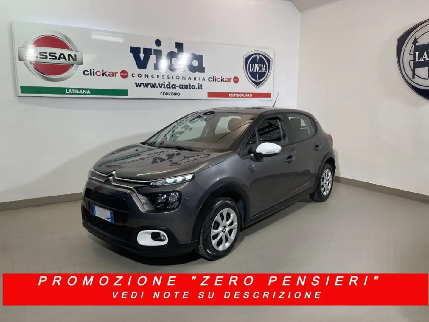 Citroen C3 PureTech 83 S&S Feel OK NEOPATENTATI Grigio - 1