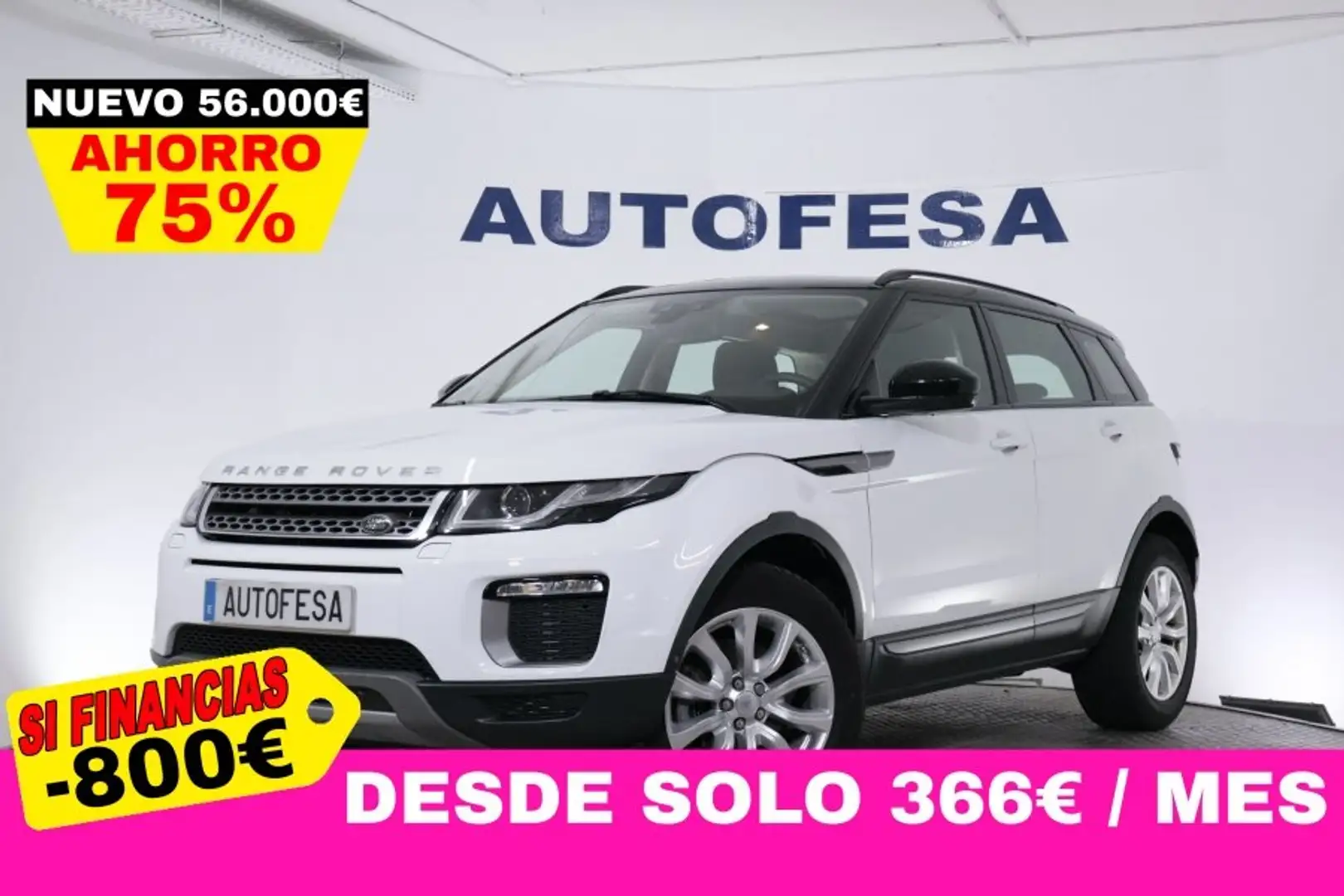 Land Rover Range Rover Evoque 2.0 D 4WD AUTO 150CV 5P # TECHO PANORAMICO,CUERO Blanc - 1