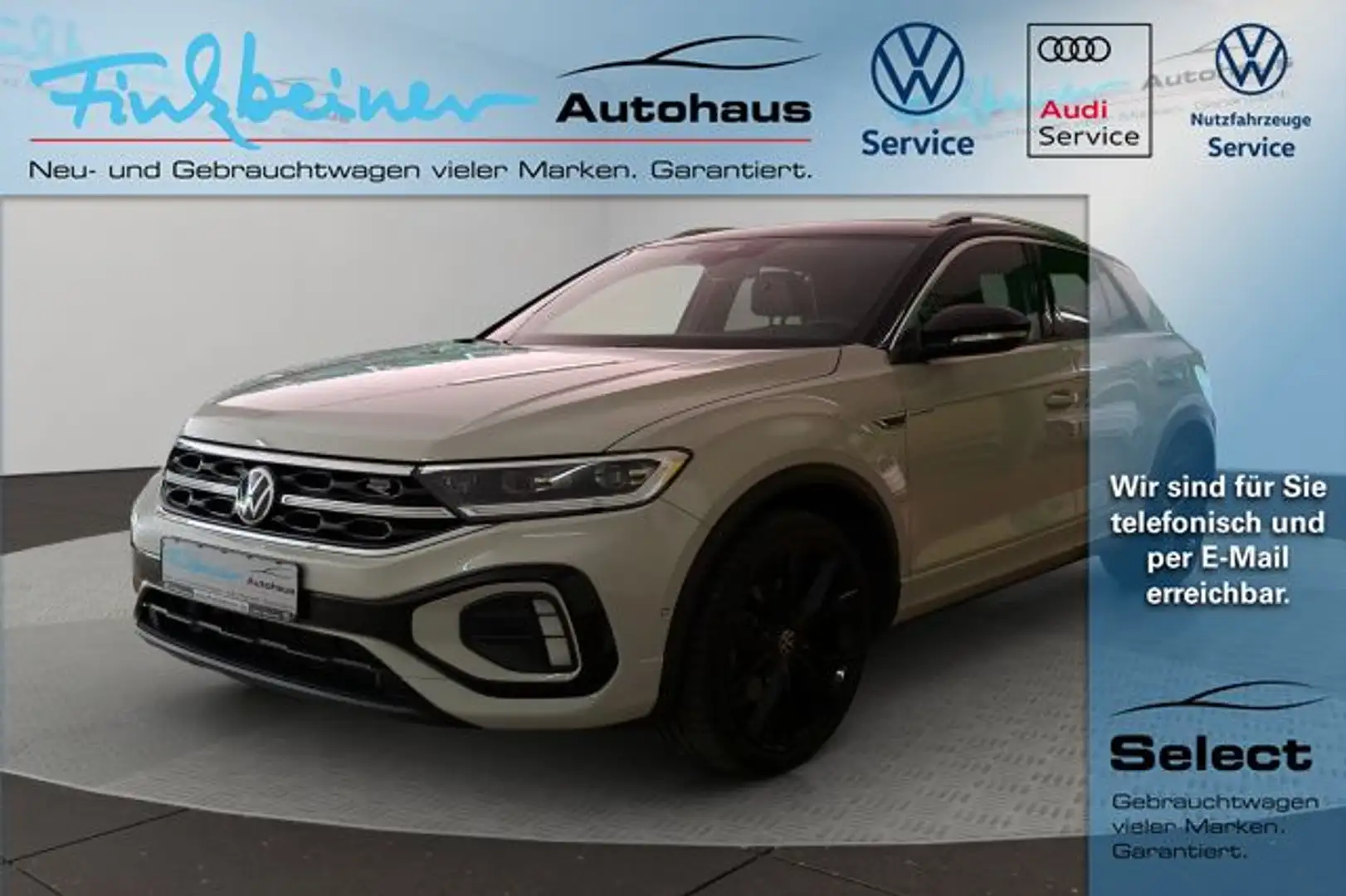 Volkswagen T-Roc R-Line 4M 2.0l TSI DSG Bluetooth Navi LED Grau - 1