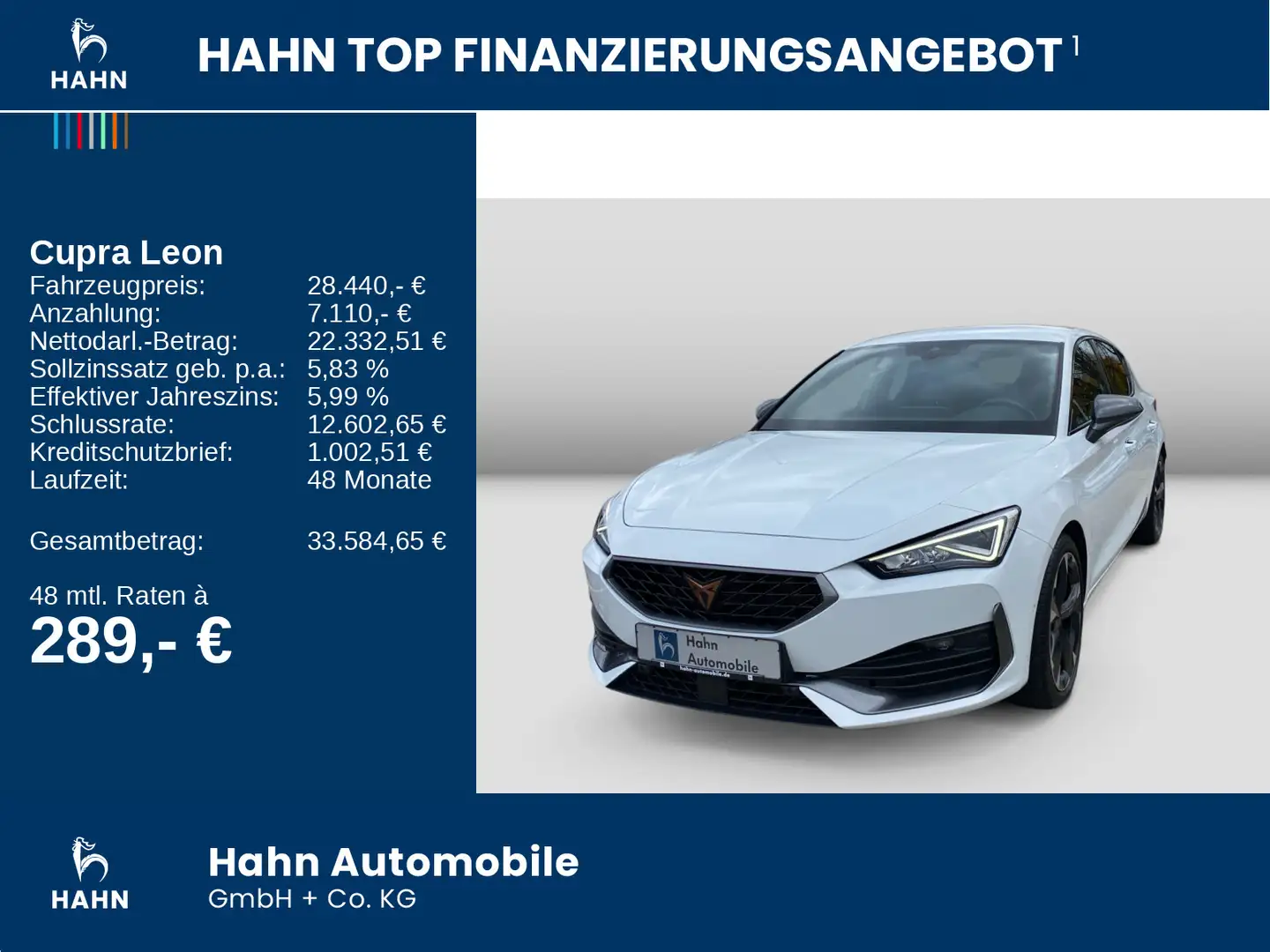 CUPRA Leon 1.5eTSI LED ACC PDC Navi Kessy V-Cockpit Wit - 2