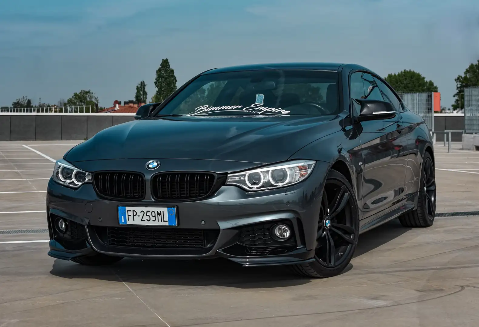 BMW 420 420d Coupe Msport 184cv auto Grigio - 1