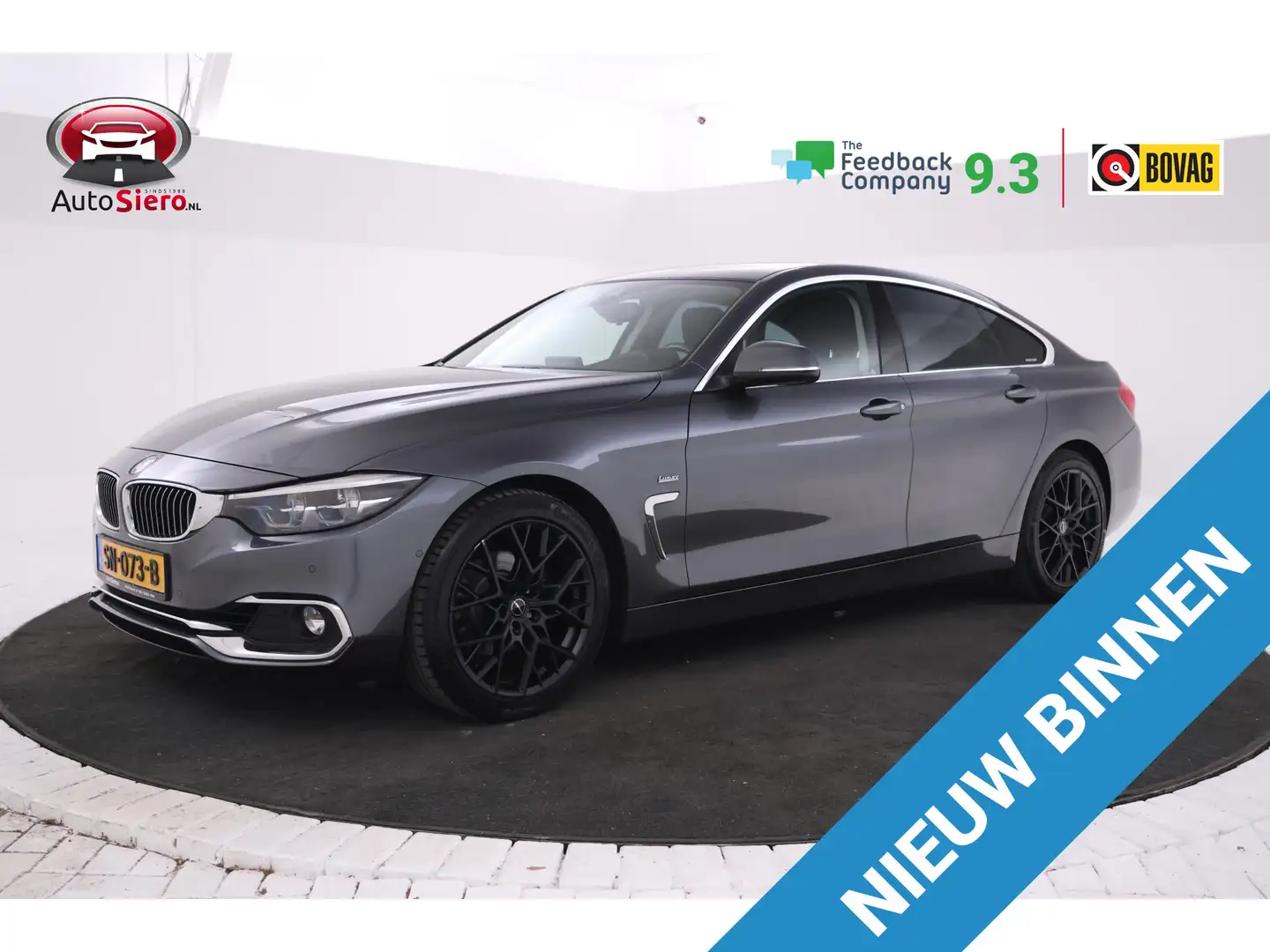 BMW 418 4-serie Gran Coupé 418i High Executive Automaat, l Gris - 1