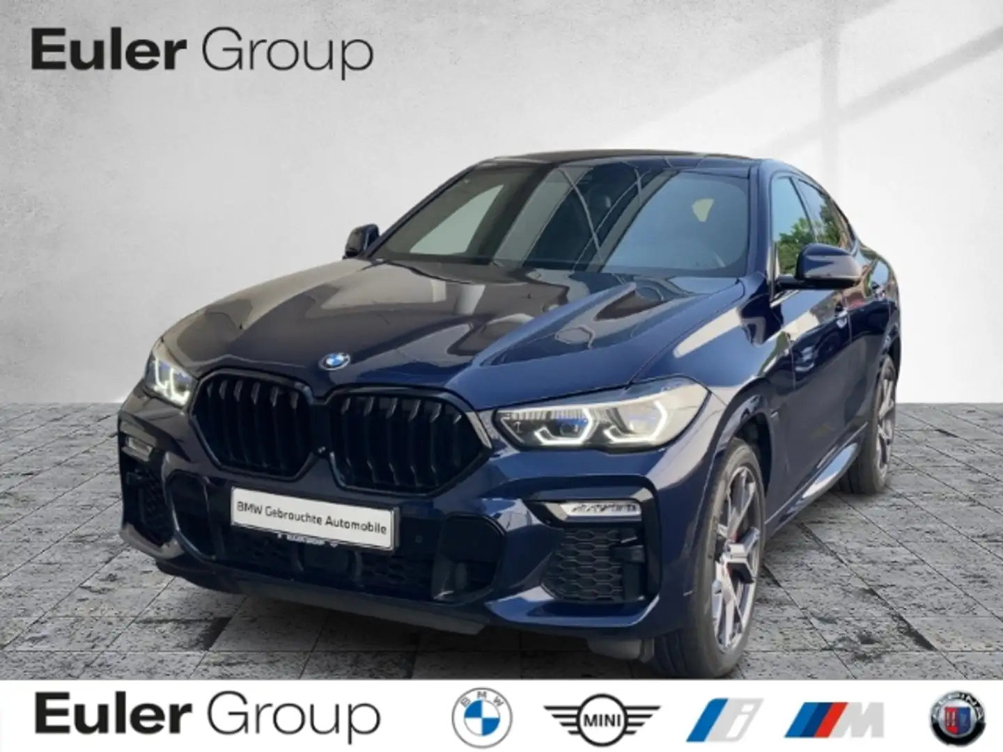 BMW X6 i StandHZG HUD Pano SkyLounge HarmanKardon Akustik Blau - 1