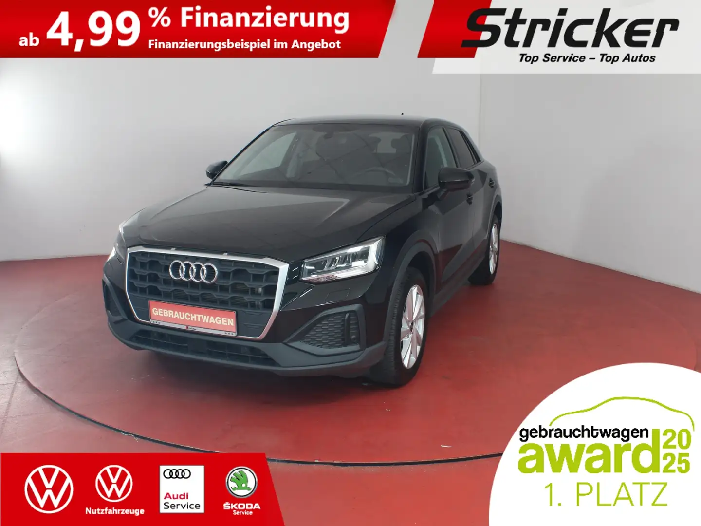 Audi Q2 35 1.5TFSI DSG 284,-ohne Anzahlung Kamera Sitzhei Schwarz - 2