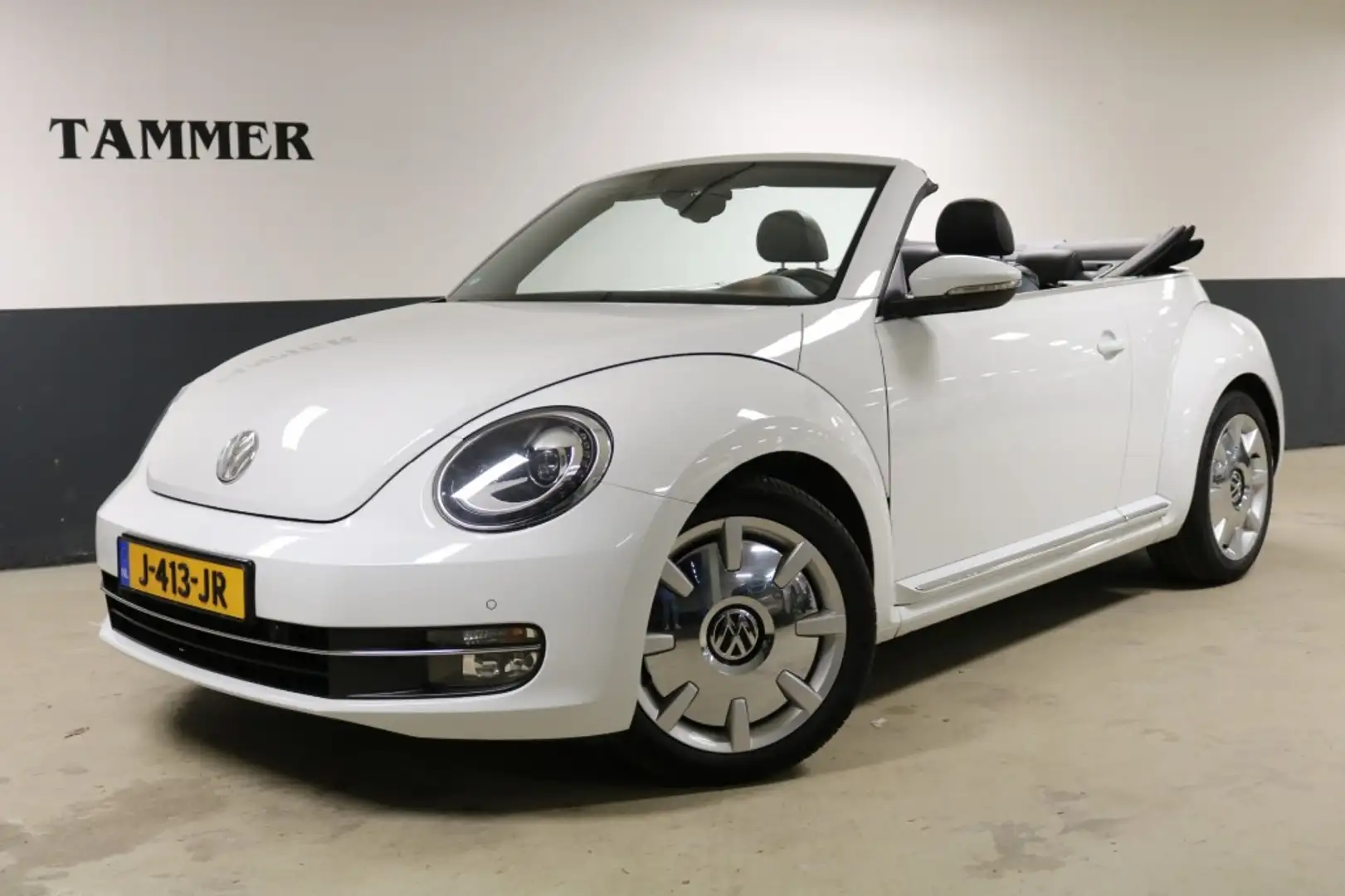 Volkswagen Beetle 1.4 TSI Design ZEER NETTE-AUTO-LEER-DEALER ONDERHO Wit - 1