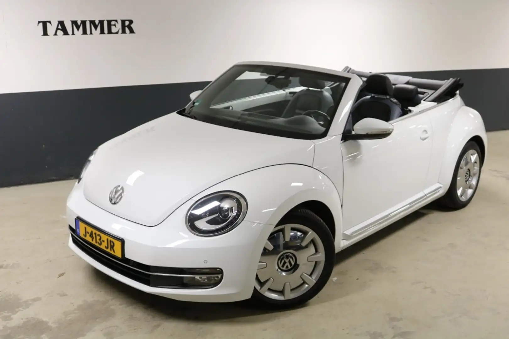 Volkswagen Beetle 1.4 TSI Design ZEER NETTE-AUTO-LEER-DEALER ONDERHO Wit - 2