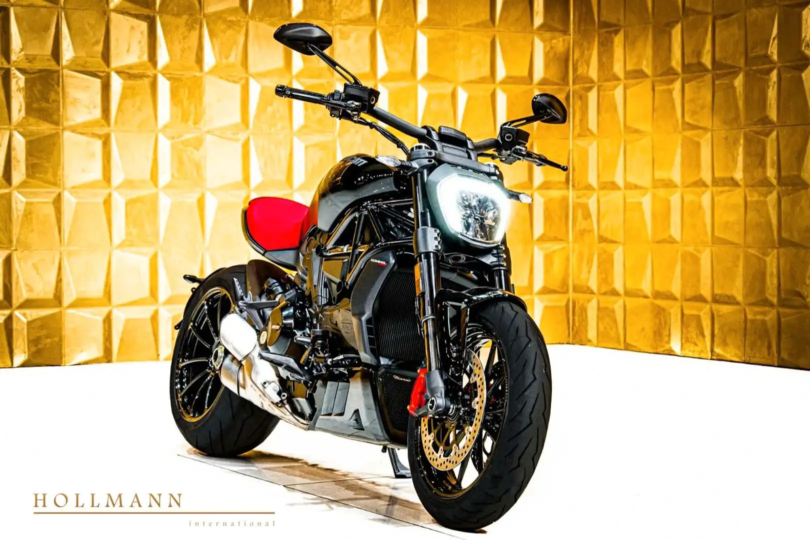 Ducati XDiavel Nera + PELLE FRAU + ROSSO SIAM + Negru - 1