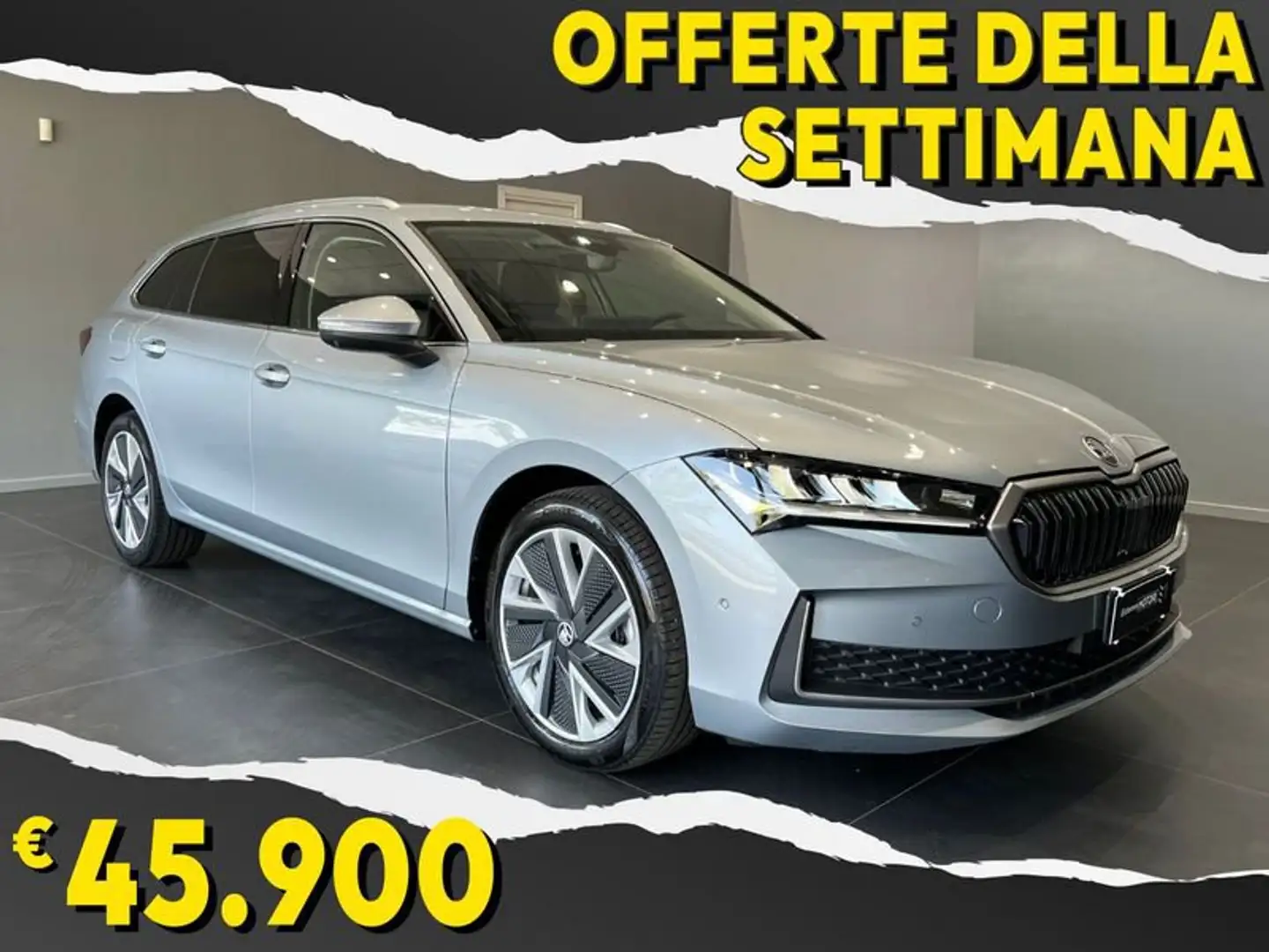 Skoda Superb 2.0 TDI DSG Wagon Style Argento - 1