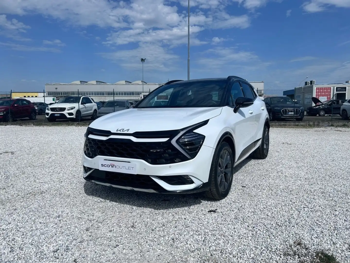 Kia Sportage 1.6 T-GDi HEV GT-line Weiß - 1