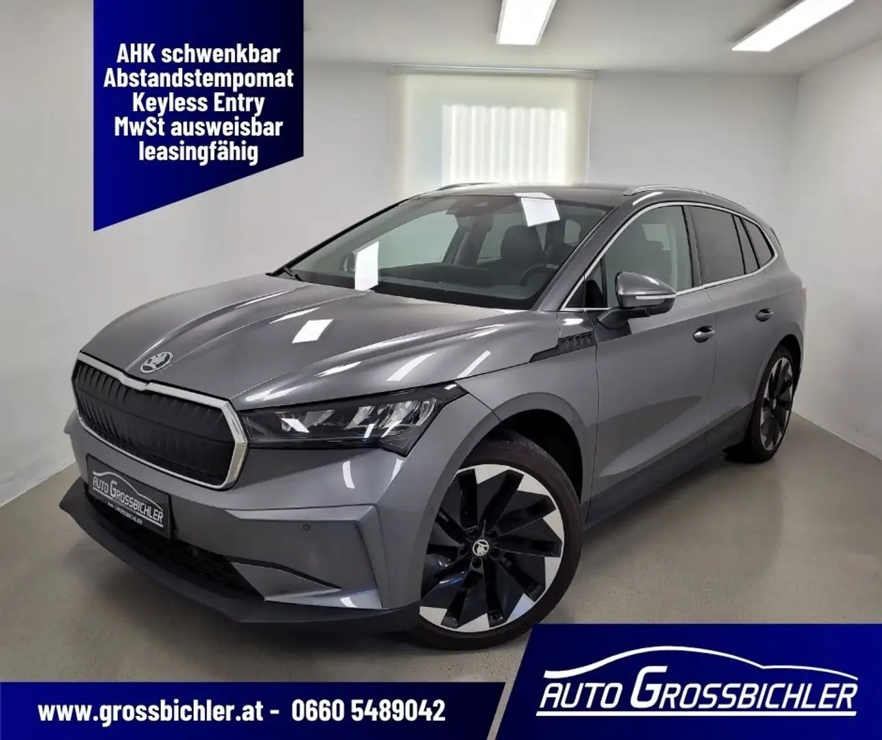 Skoda Enyaq iV 80 82kWh AHK, ACC, leasingfähig Grau - 1