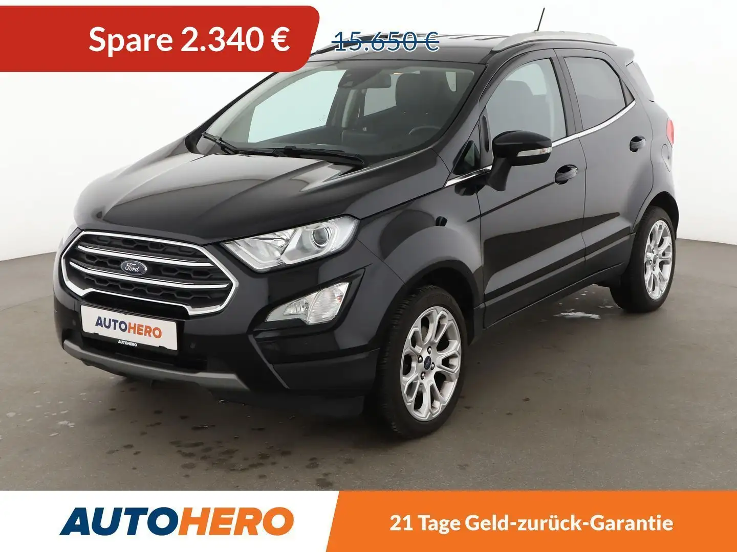 Ford EcoSport 1.0 EcoBoost Titanium*NAVI*XENON*CAM*PDC*SHZ* Schwarz - 1