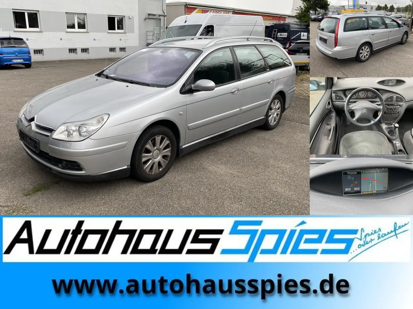 Citroen C5 2.2 HDi Break Exclusive AHK HU 11/2026 Argent - 1