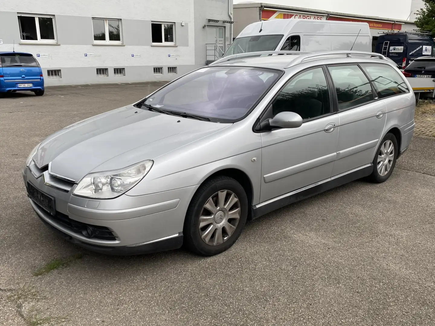 Citroen C5 2.2 HDi Break Exclusive AHK HU 11/2026 Argent - 2