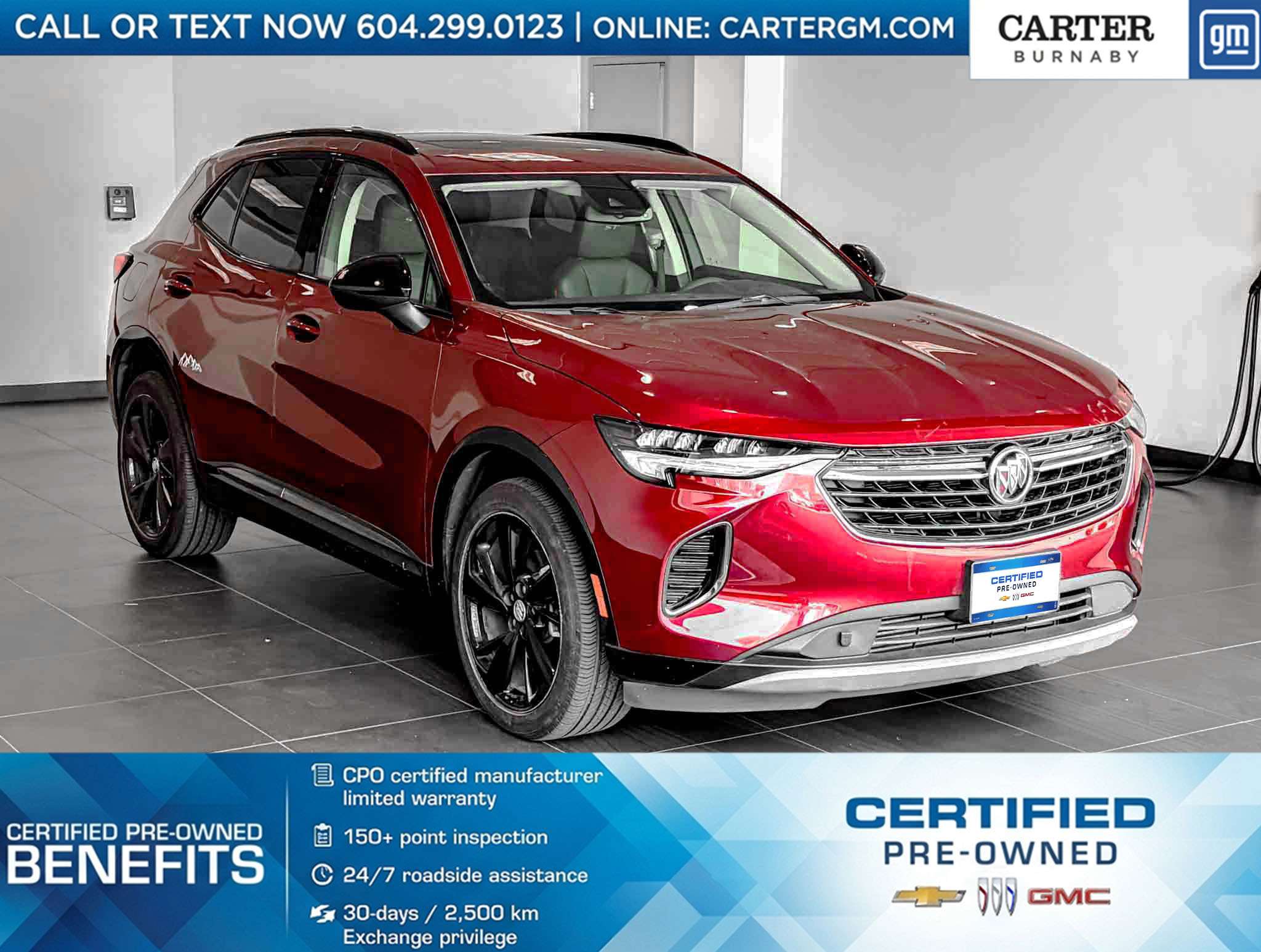 Red 2022 Buick Envision SUV / Crossover All-Wheel Drive 9-Speed Automatic