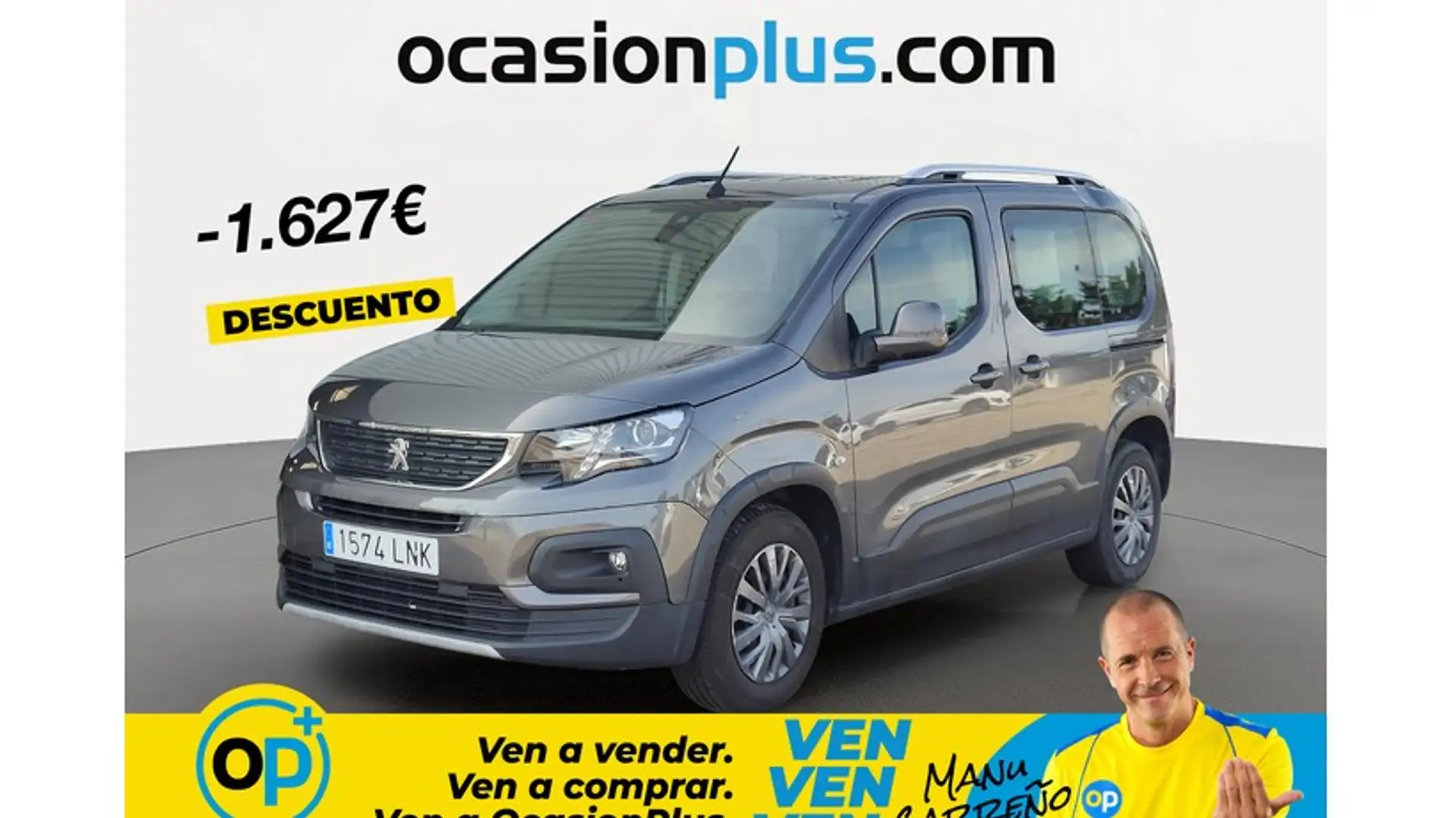 Peugeot Rifter 1.2 PureTech S&S Standard Allure 110 Gris - 1