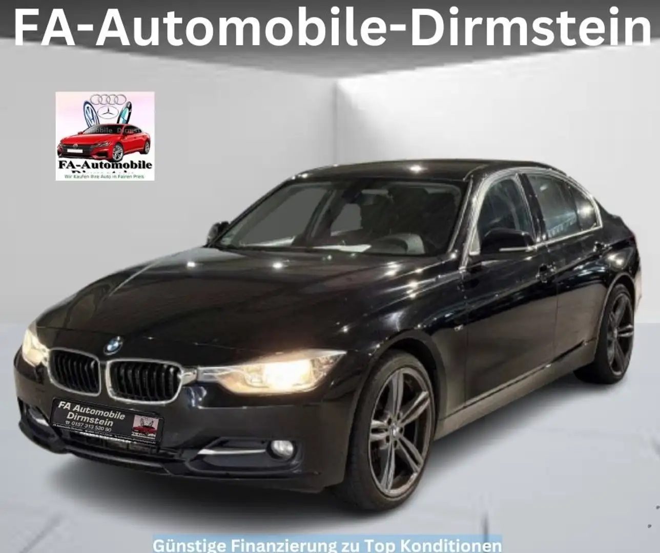BMW 318 3 Limousine 318d/NAV/MFL/E6/1.H/KLIMA/SH/19Z Schwarz - 1