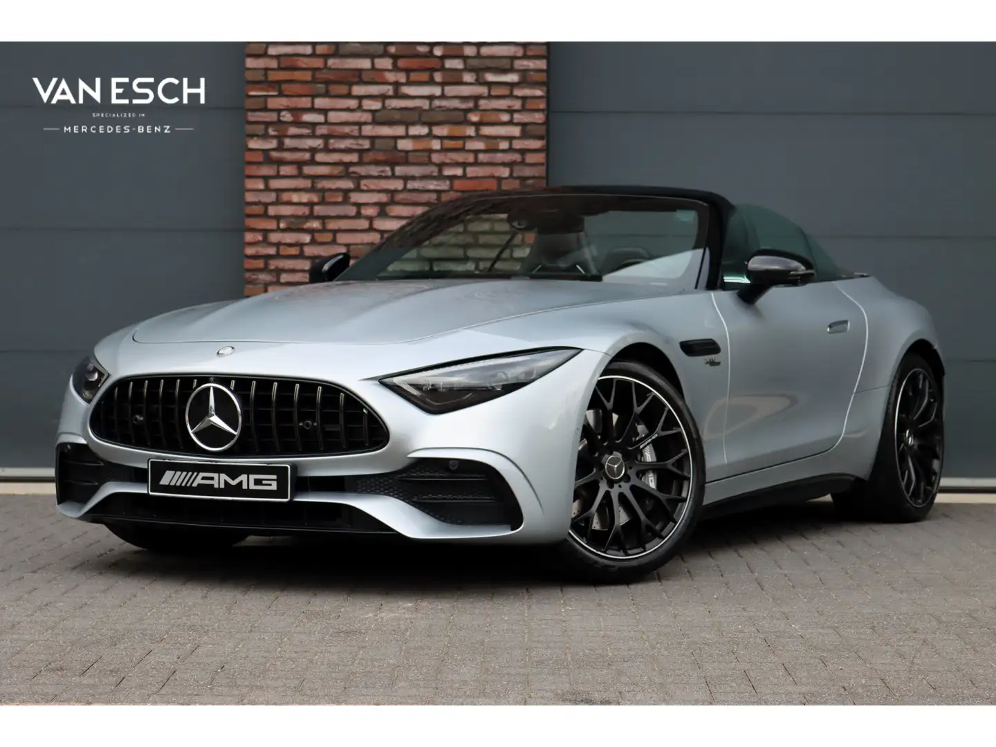 Mercedes-Benz SL Roadster AMG 43 Premium Aut9 | 381pk | Performance-stoelen | Bu Silber - 1