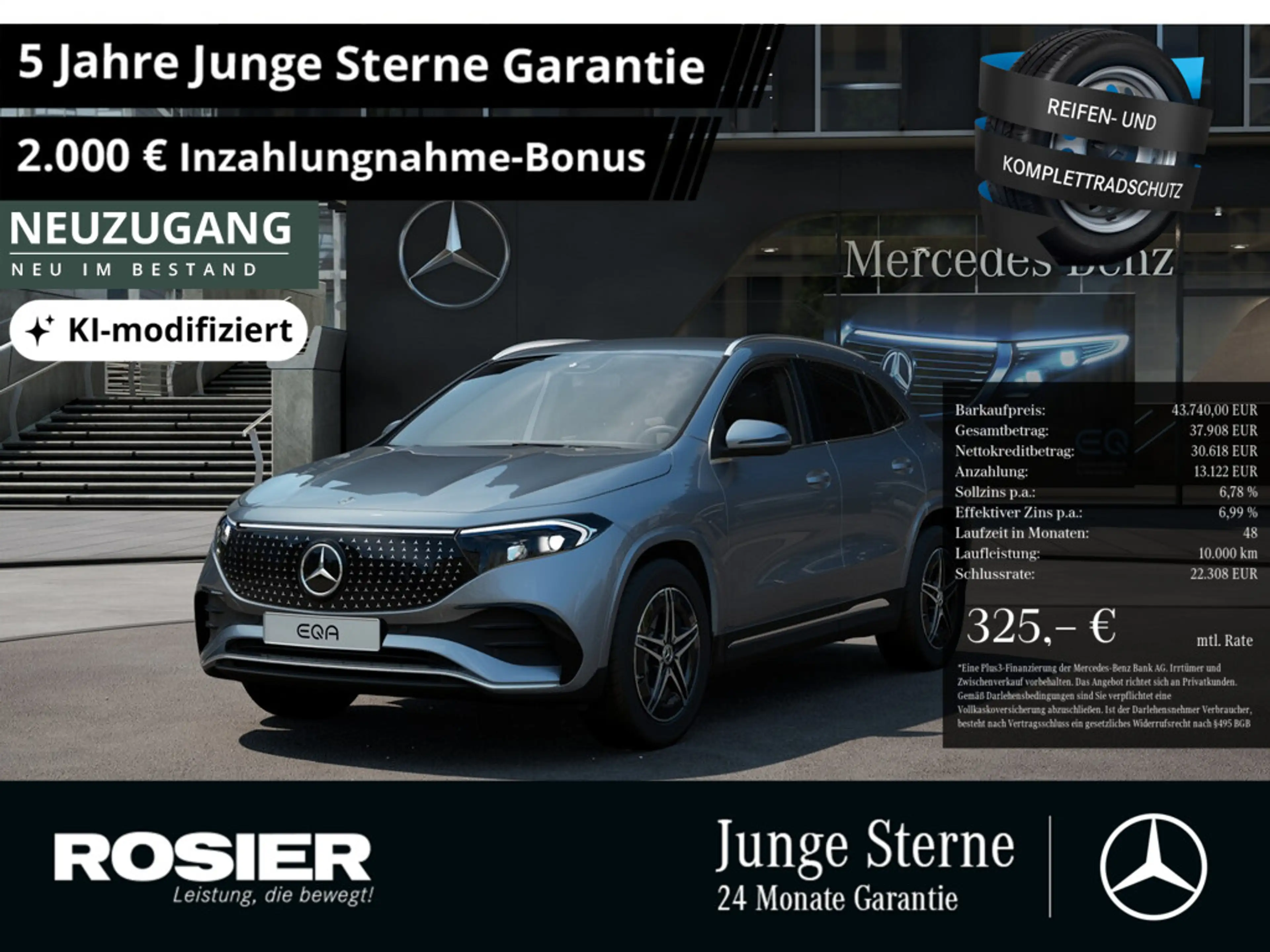 Mercedes-Benz EQA 300 4M AMG Sport Advanced AHK LED NAVI BT
