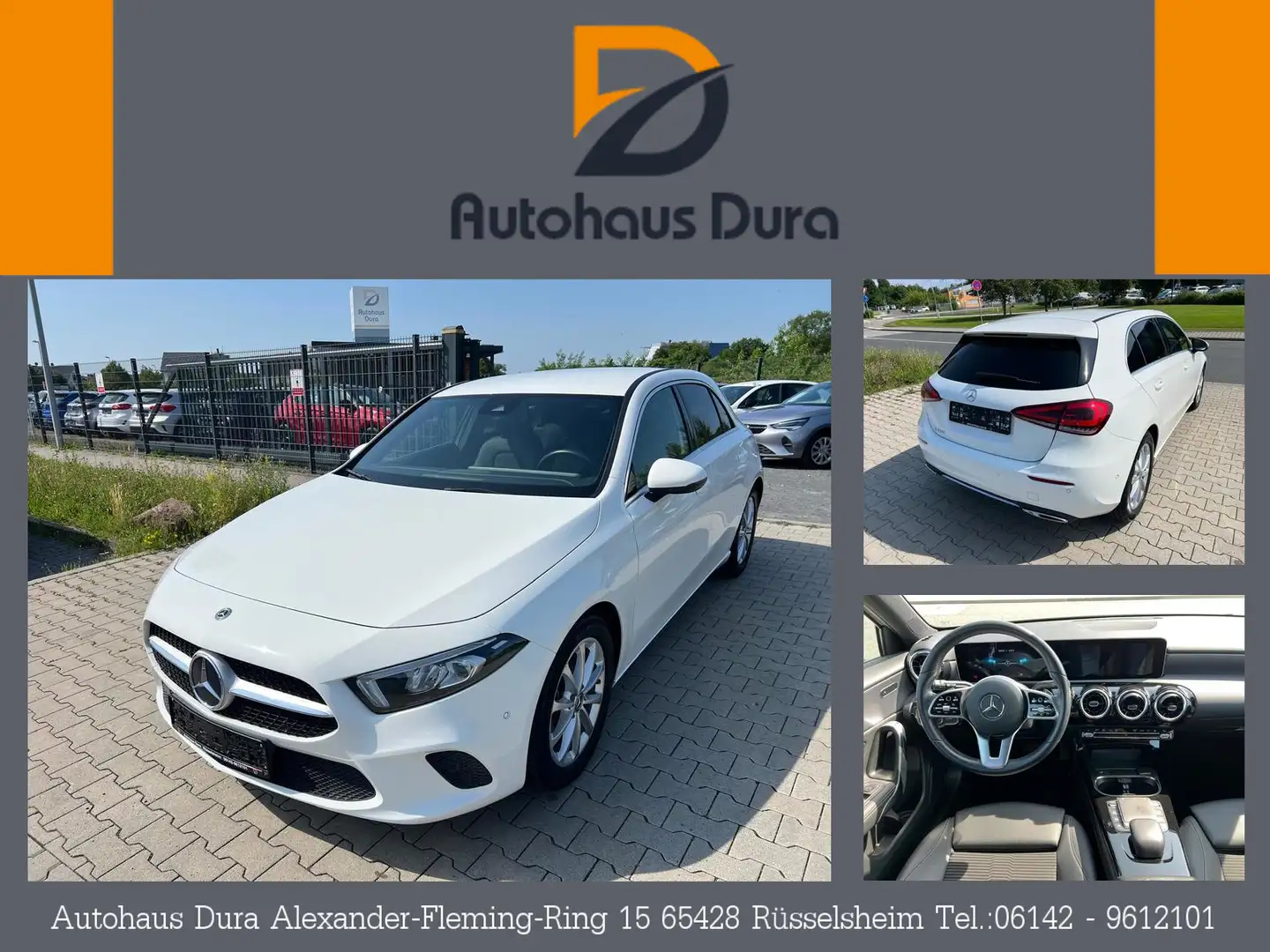 Mercedes-Benz A 180 Progressive Aut. Navi+Led+Kamera Weiß - 1