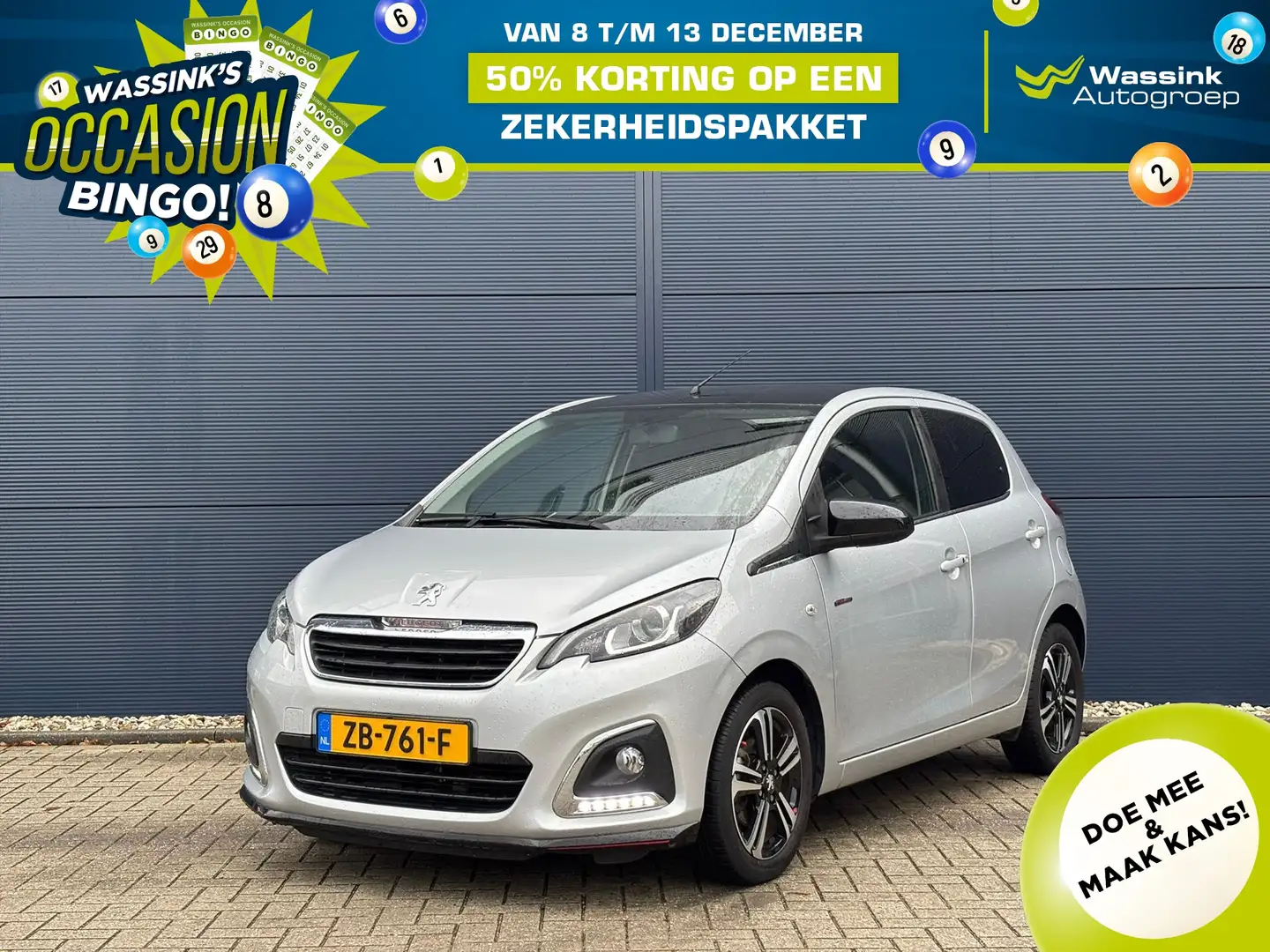 Peugeot 108 1.0 e-VTi 72pk 5D GT-Line | Achteruitrijcamera | B Grijs - 1