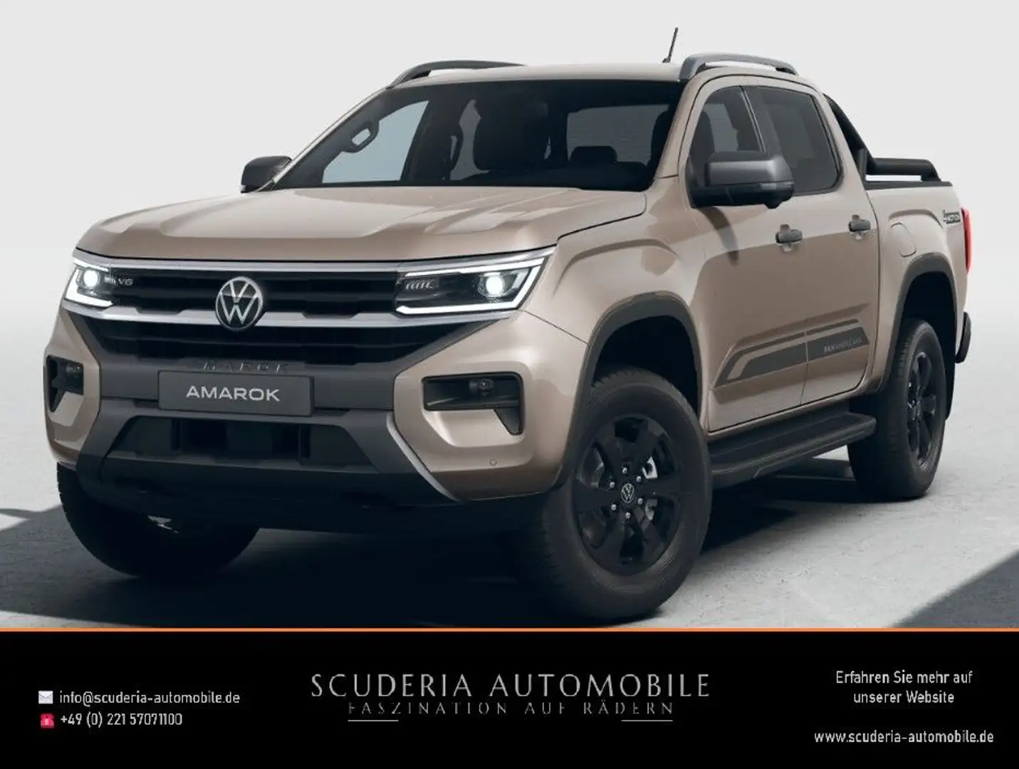 Volkswagen Amarok 3.0 TDI PanAmericana V6  4Motion AUTO ACC MATRIX Beige - 1