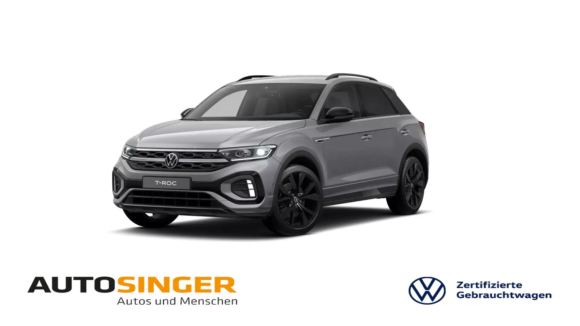 Volkswagen T-Roc R-Line TSI DSG 4M *NAVI*AHK*ACC*SHZ*R-CAM* Grau - 1