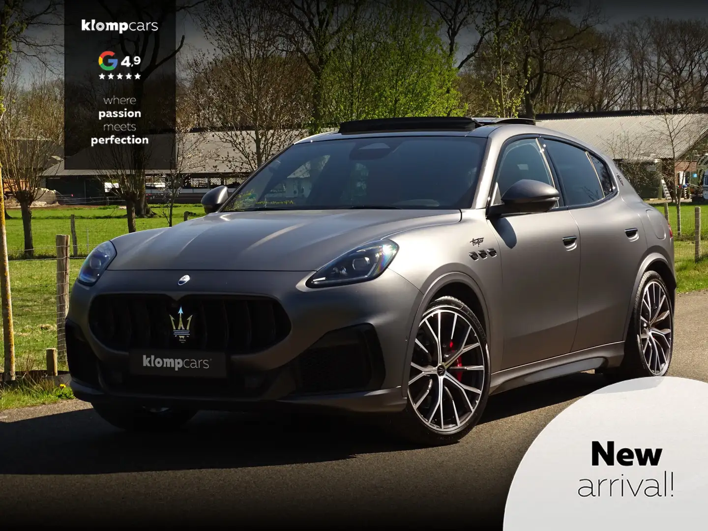 Maserati Grecale 3.0 V6 Trofeo | Matgrijs | BTW | Carbon | Pano | S Gris - 1