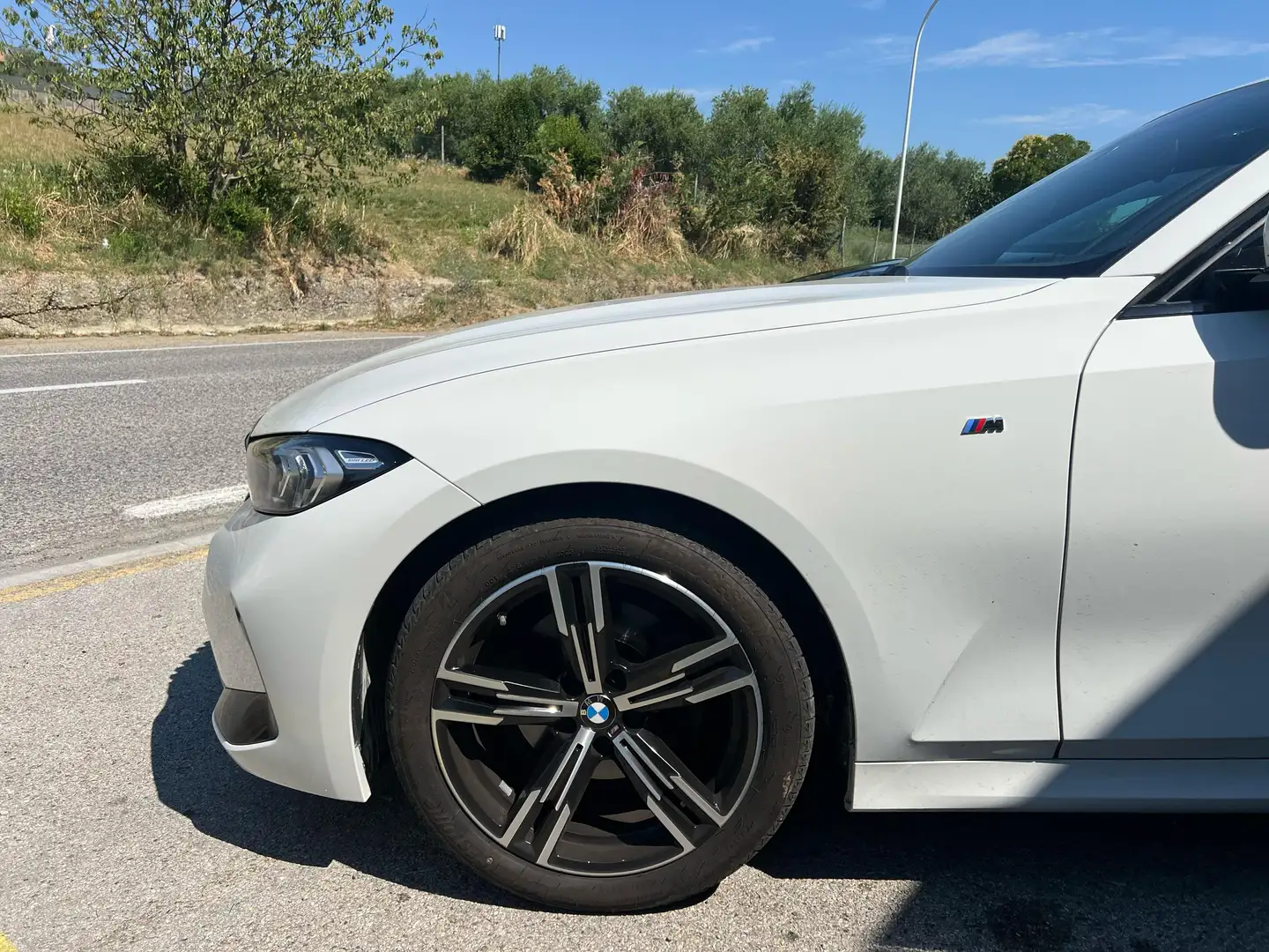 BMW 320 320d Touring xdrive Msport auto Bianco - 2