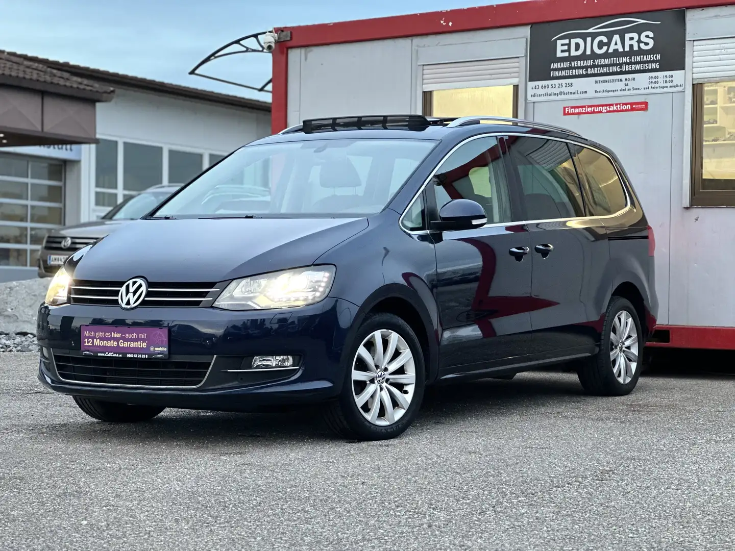 Volkswagen Sharan Highline BMT Blau - 1