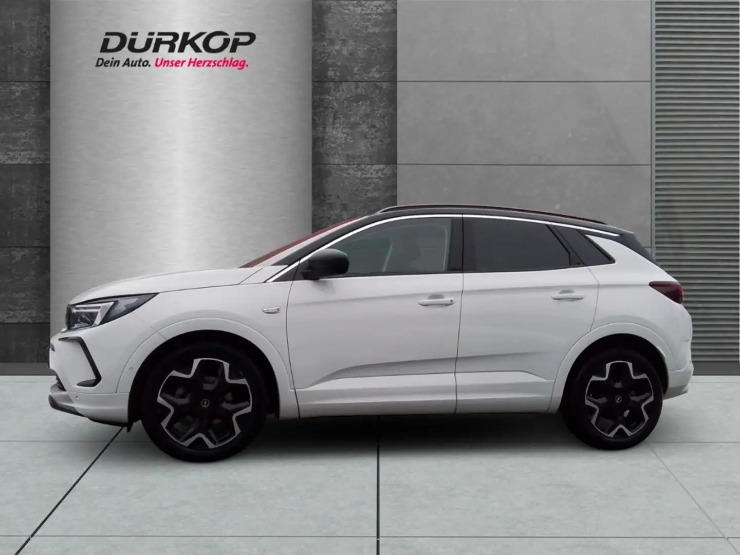 Opel Grandland Ultimate 1.5D AHK-abnehmbar Navi Alcantara 360 Kam Weiß - 2