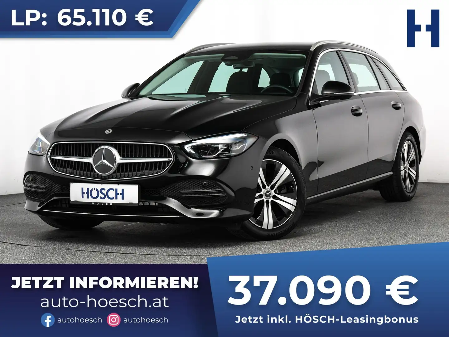 Mercedes-Benz C 200 d T Avantgarde TOP-AKTION -43% Schwarz - 1