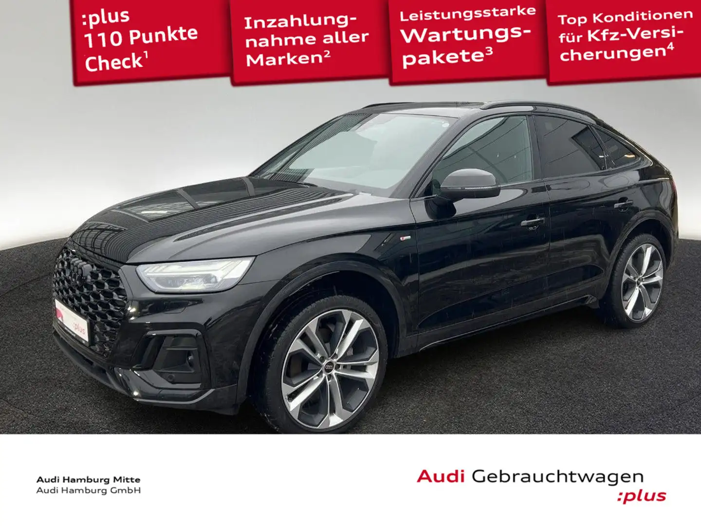 Audi Q5 40 TDI S line quattro S tronic Matr Schwarz - 1