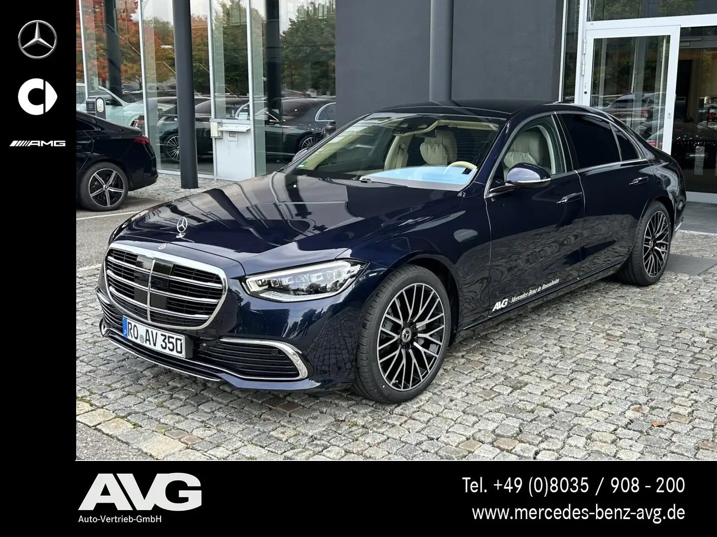 Mercedes-Benz S 350 S 350 d 4M L DIGITAL Pano HuD Stndhzg Burmester® Blau - 1