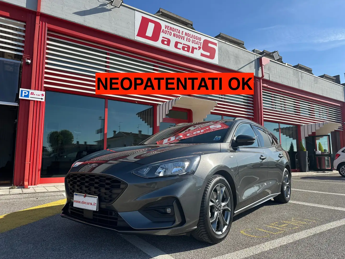 Ford Focus SW 1.0 ecoboost ST-Line s, NEOPATENTATI OK! Grau - 2