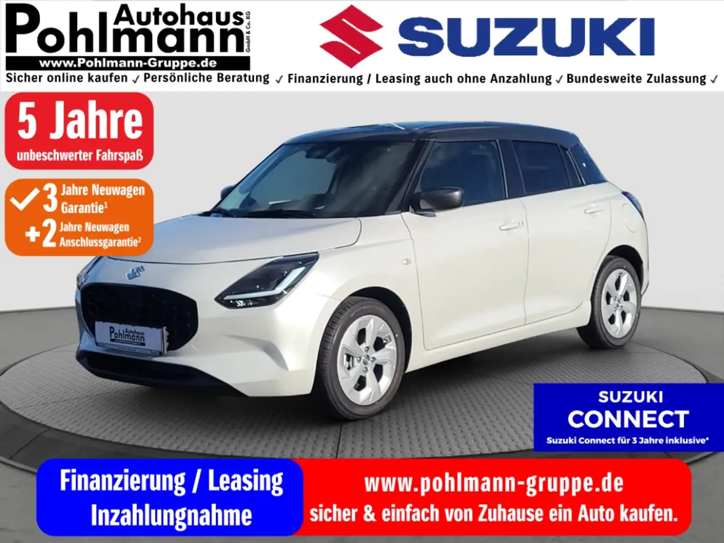 Suzuki Swift 1.2 HYBRID Comfort Navi LED DAB SHZ Keyless Entry Blanco - 1