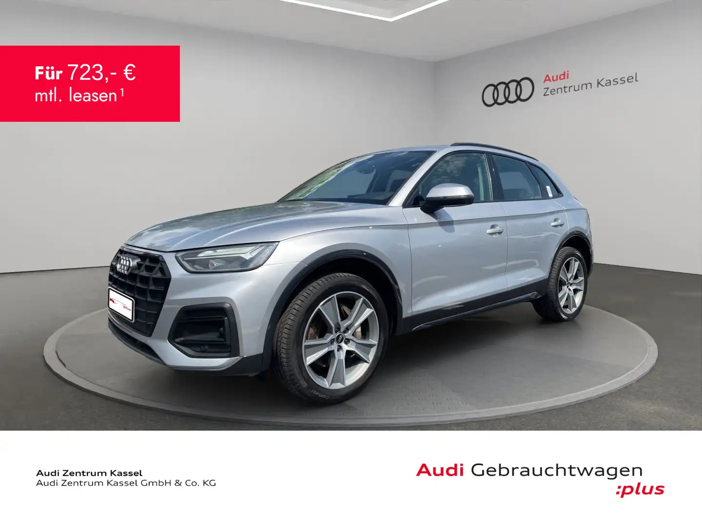 Audi Q5 50 TDI quattro LED Navi Kamera Leder CarPlay Silber - 1