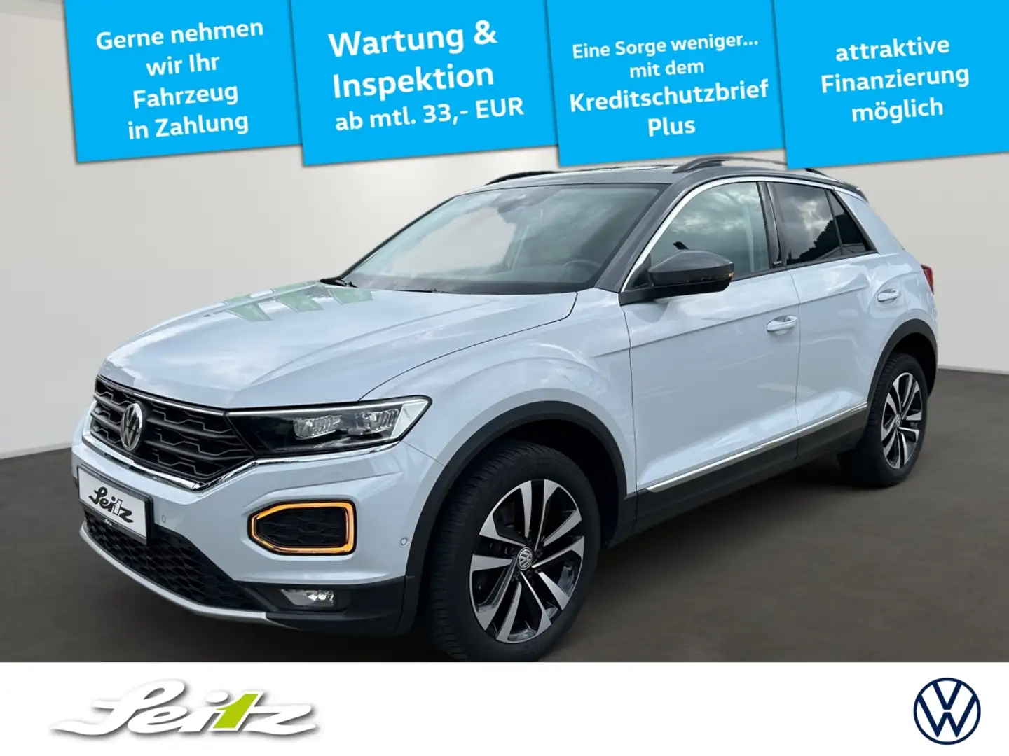 Volkswagen T-Roc 2.0 TDI IQ.DRIVE *AHK*LED*PDC*SITZH* Zilver - 1