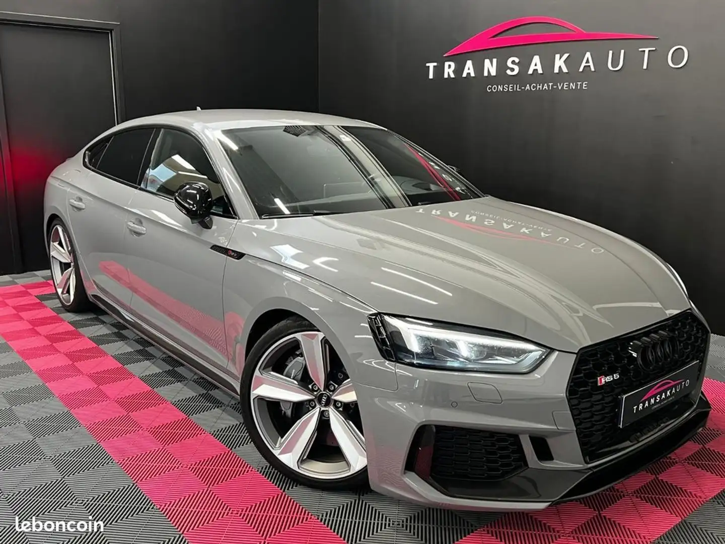 Audi RS5 SPORTBACK 2.9 V6 TFSI 450ch quattro tiptronic 8 FREINS CERAMIQUE 2 EME MAIN Gris - 1