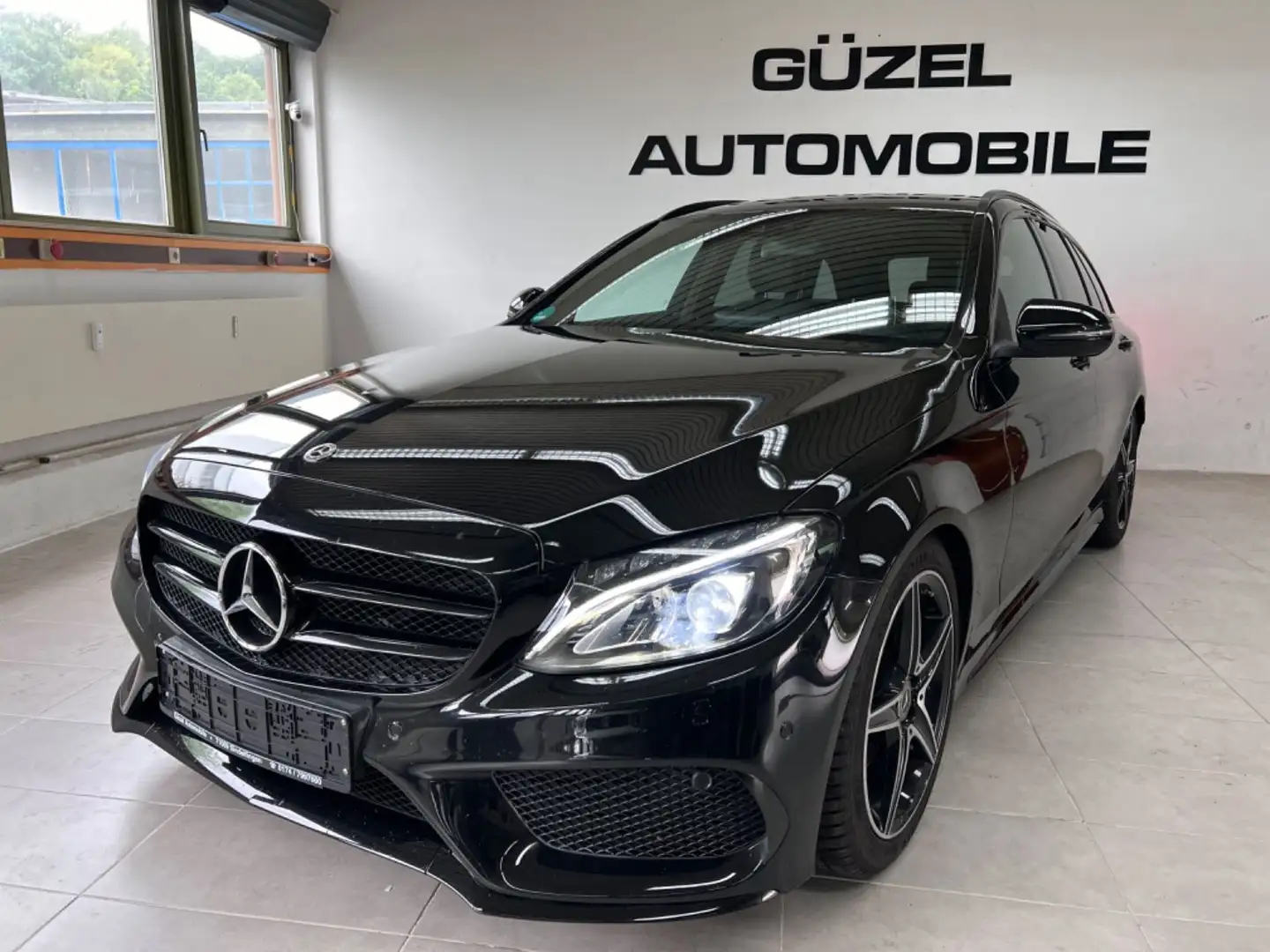 Mercedes-Benz C 250 T CGI AMG LINE/KAM/TOT/LED/LEDER/SHZ/NIGHT Чёрный - 1
