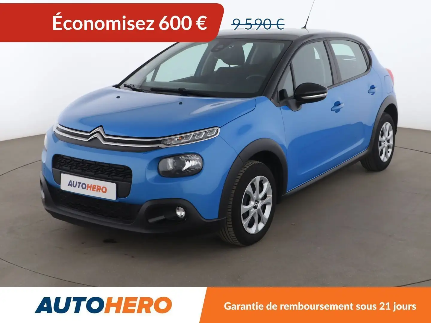 Citroen C3 1.2 PureTech Feel Bleu - 1