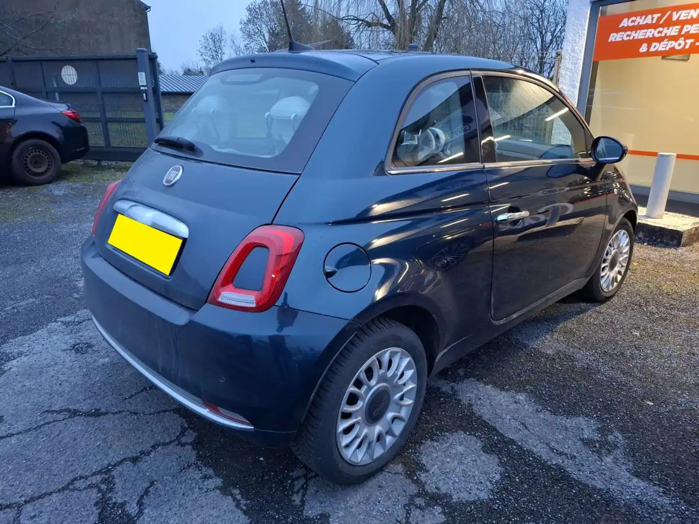 Fiat 500 1.3 Lounge Auto. Bleu - 2