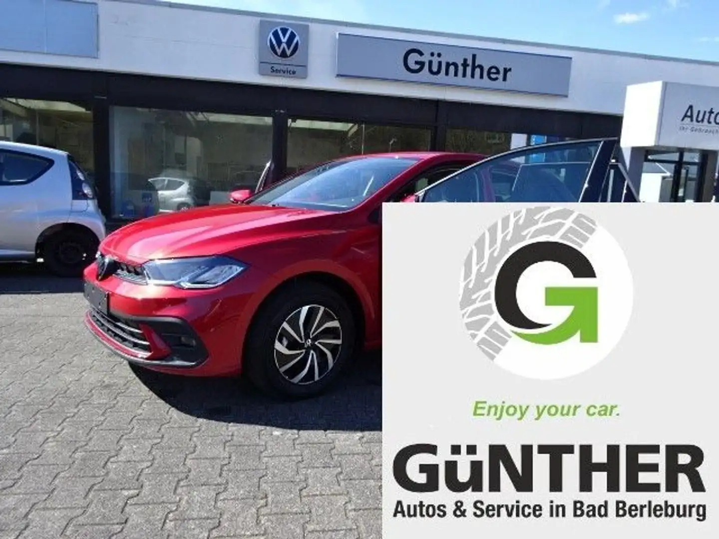 Volkswagen Polo 1.0 TSI Life*LED*SHZ*PDC Klima Rouge - 2