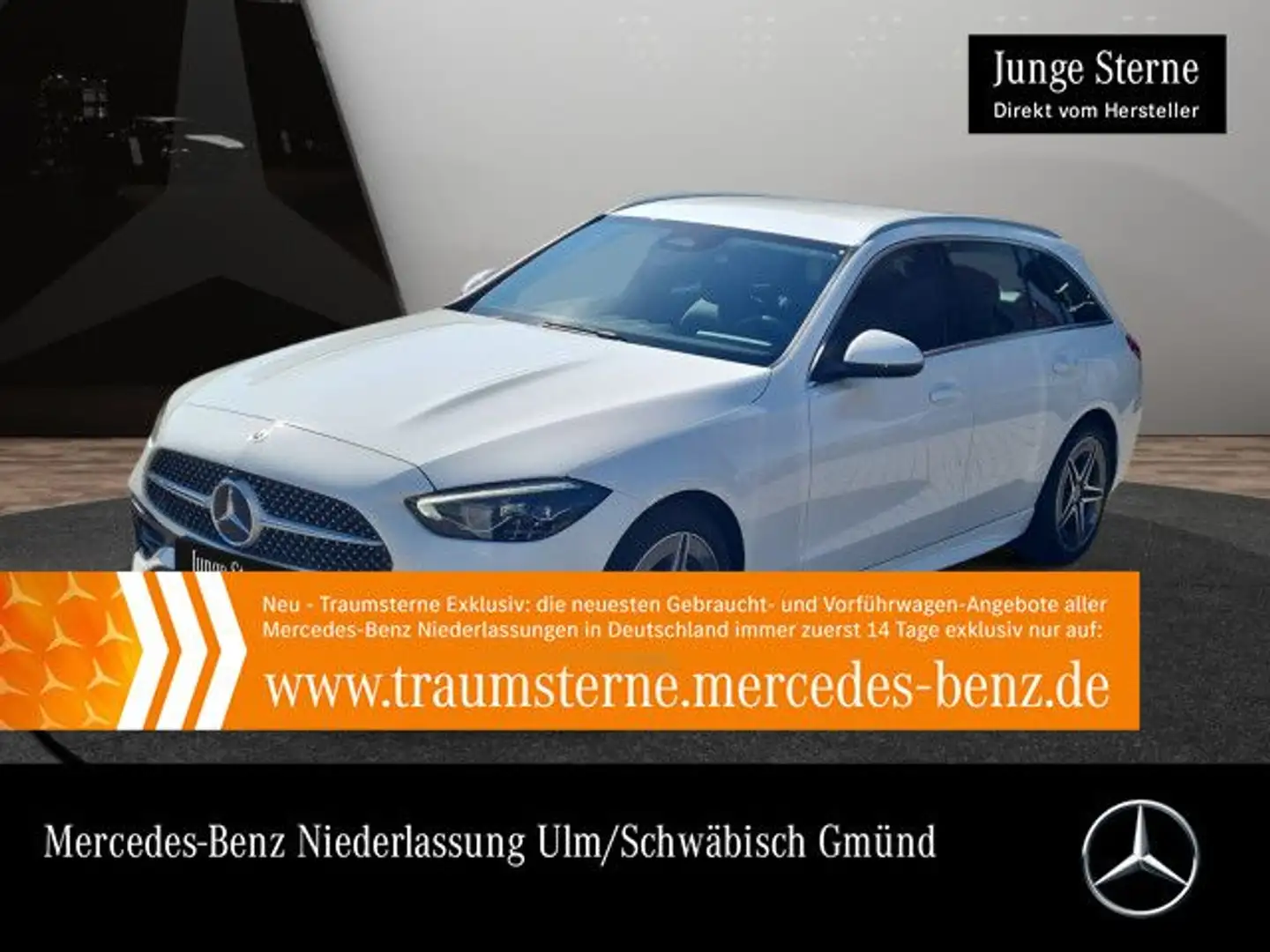 Mercedes-Benz C 200 T AMG+LED+STHZG+KAMERA+TOTW+KEYLESS+9G Weiß - 1