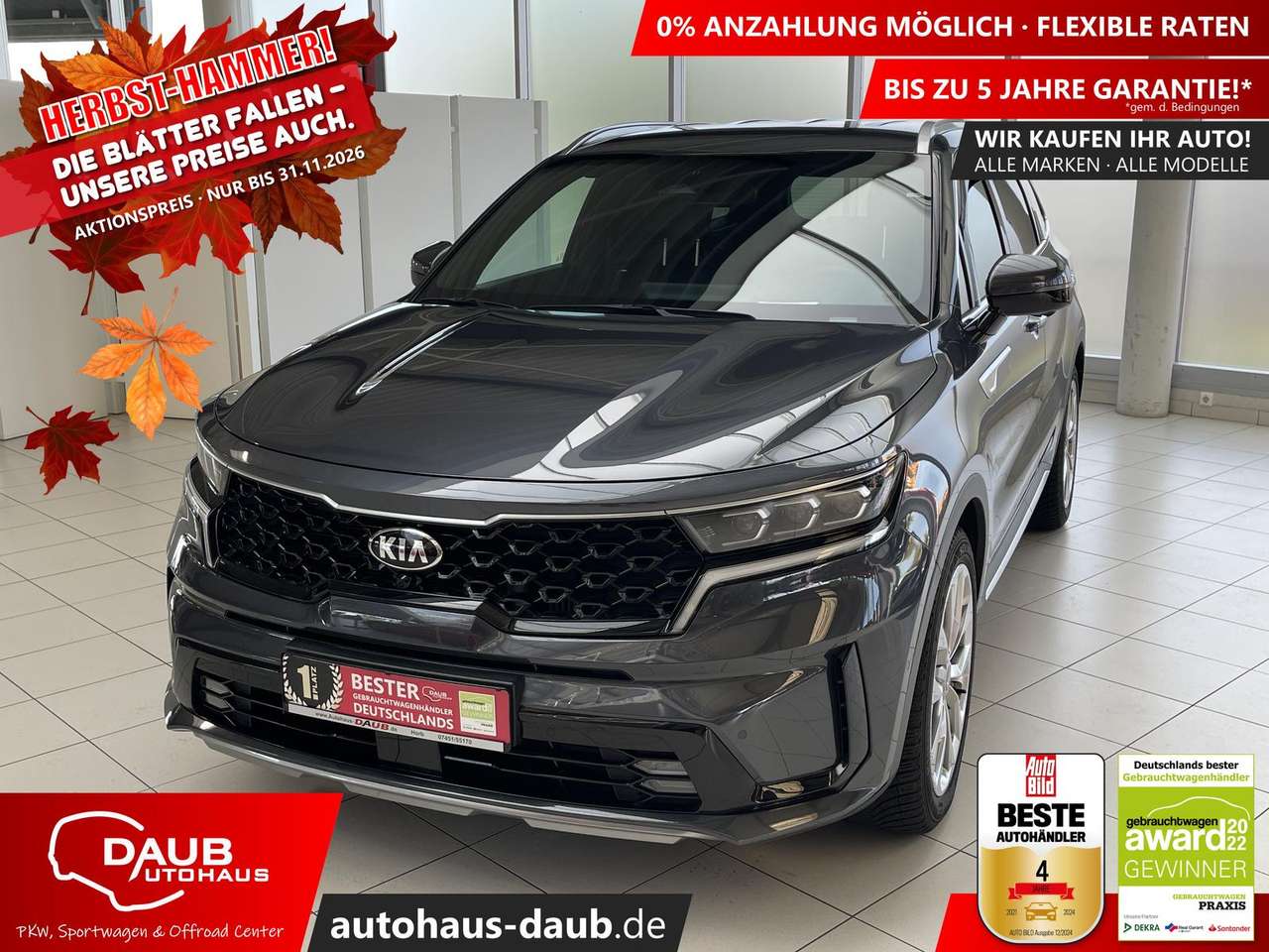 Kia Sorento — Kia Sorento 2.2 CRDi Platinum+4WD+AT+Standh.+AHK+uvm