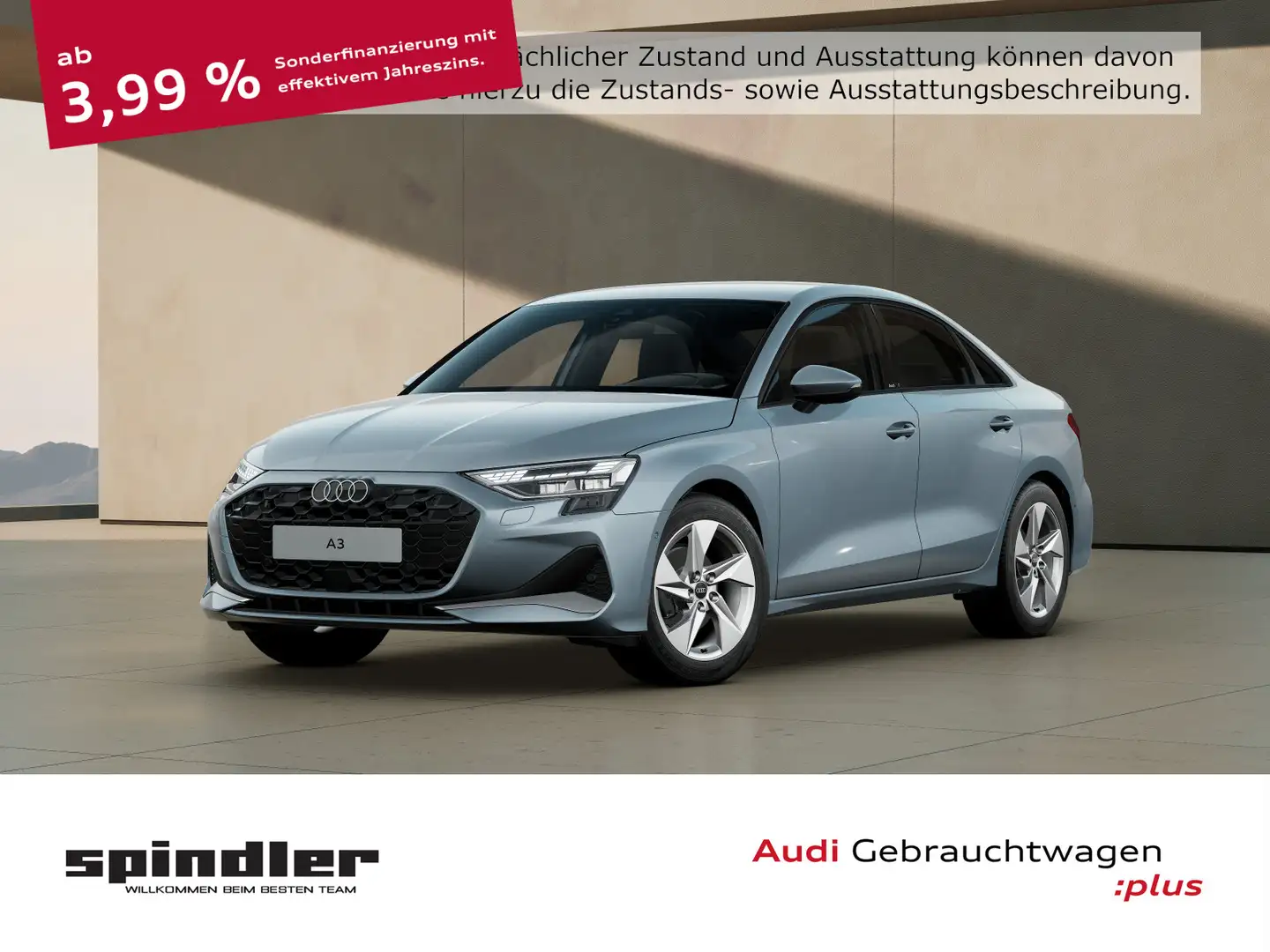 Audi A3 advanced 35TDI S-tronic / Navi, LED Grau - 1